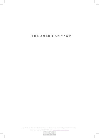The American Yawp: A Massively Collaborative Open U.S. History Textbook, Vol 1 Miniature