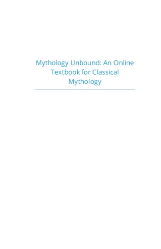 Mythology Unbound: An Online Textbook for Classical Mythology  Miniature